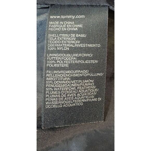 Tommy Hilfiger womens large red down puffer jacket winter coat - Picture 8 of 10